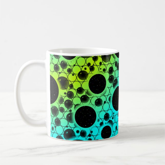 Leertaste - Cyan/Limon Kaffeetasse (Links)