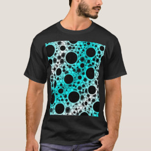 Leertaste - Weiß/Cyan T-Shirt
