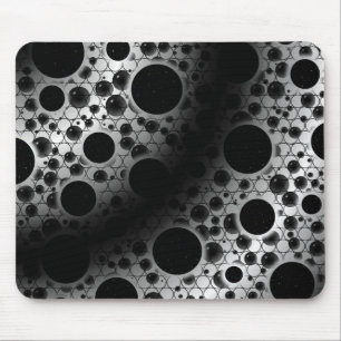 Leertaste - Weiß/Schwarz Mousepad