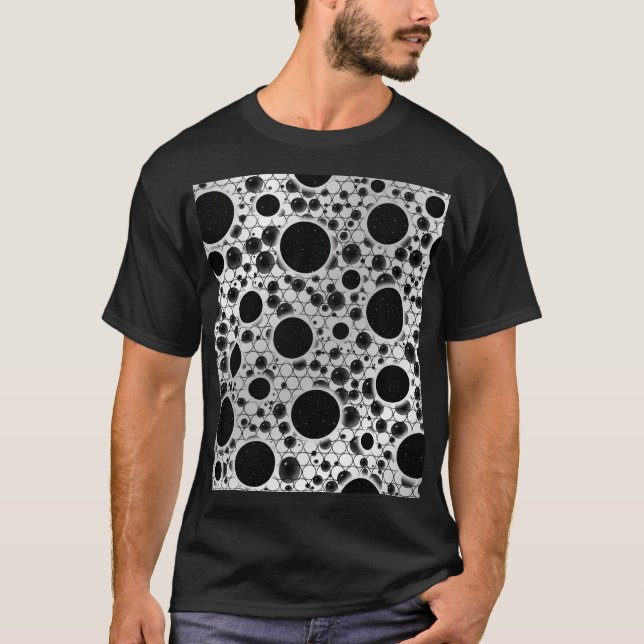 Leertaste - Weiß/Silber T-Shirt (Vorderseite)