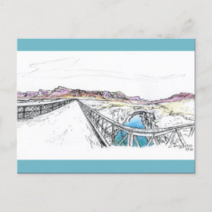 Lees Fährbrücke, NM Postkarte