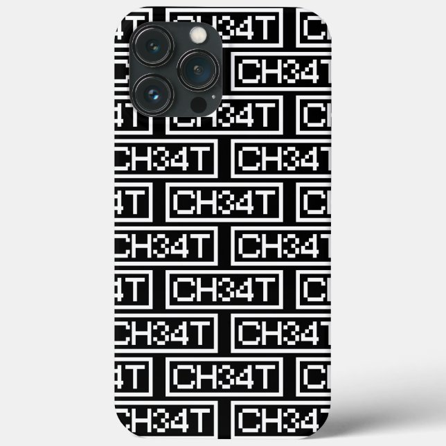 LEET CHEAT Case Mate iPhone FALL (Rückseite)