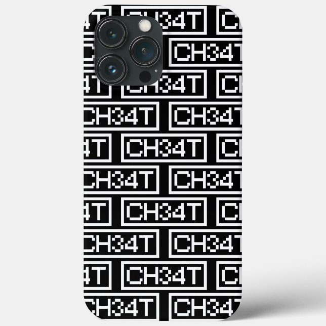LEET CHEAT Case-Mate iPhone Hülle (Rückseite)