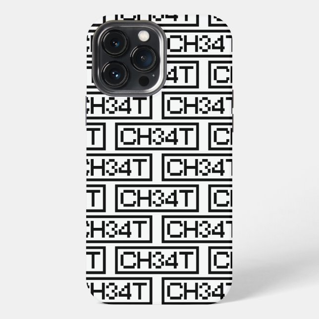 LEET CHEAT iPhone 13 PRO MAX HÜLLE (Rückseite)
