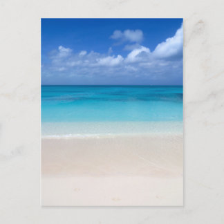Leetürken des strand-| und Caicos-Foto Postkarte