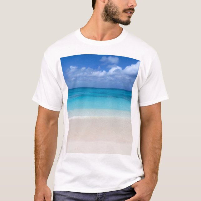 Leetürken des strand-| und Caicos-Foto T-Shirt (Vorderseite)