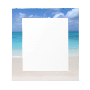 Leeward Beach   Turks- und Caicos-Foto Notizblock