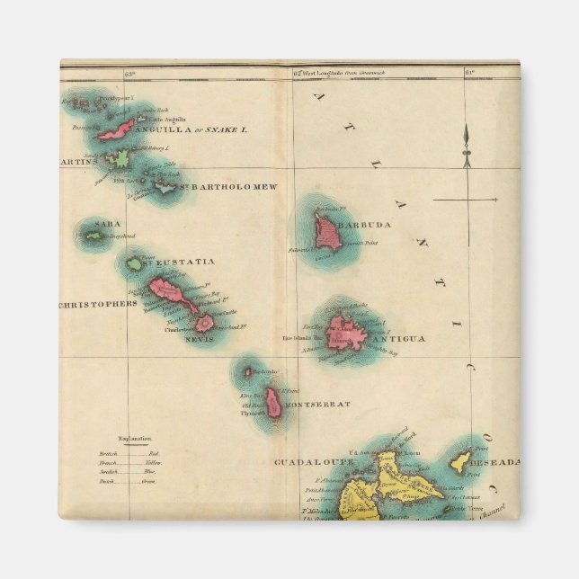 Leeward Islands Magnet (Vorne)