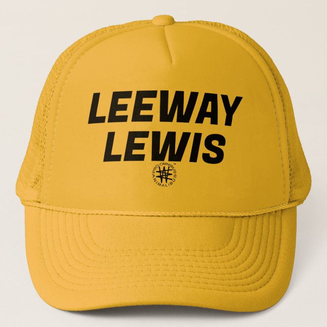 LEEWAY LEWIS CASQUETTE OFFICIEL DE 1ÈRE ÉDITION (Devant)