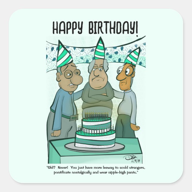 Leeway Square Stickers (Vorderseite)