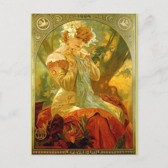 Lefevre Utile Poster 1904 Postkarte (Vorderseite)