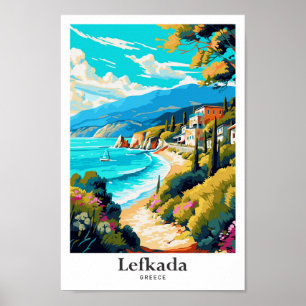 Lefkada Griechenland Reisen Fotografie Poster