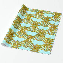 LeFleure Beautiful Damask French  Geschenkpapier