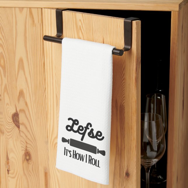 Lefse Es ist, wie ich Küchentücher rollen (Drittel gefaltet)