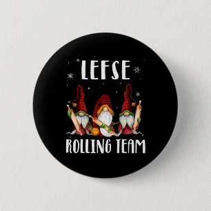 Lefse Rolling Team gewinnt Weihnachten Weihnachten Button