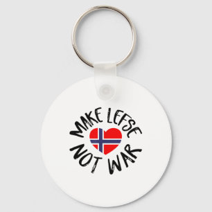 Lefse Shirt Geschenk Norwegisches Flag Herz machen Schlüsselanhänger