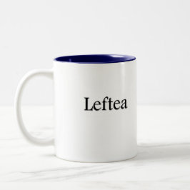 Leftea linkshändige Tee-Tasse Zweifarbige Tasse