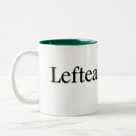 Leftea linkshändiger Tee Zweifarbige Tasse
