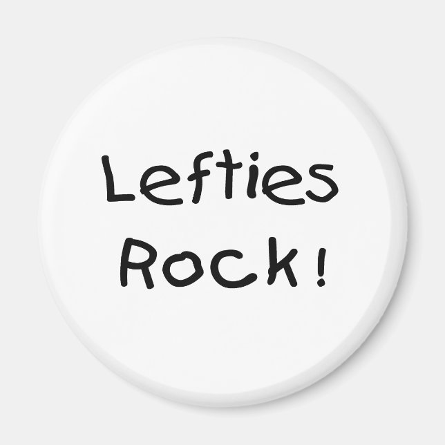 Lefties Rock Magnet (Vorne)