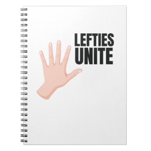 Lefties Unite Lefty-Geschenk Notizblock