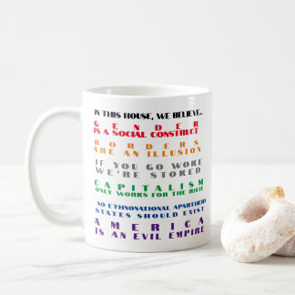 Leftist Geweckt Werte Kaffeetasse