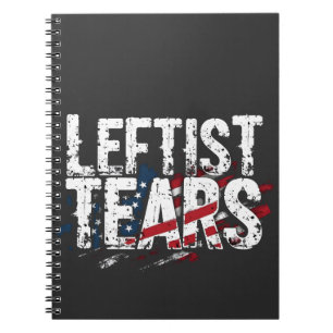 Leftist Tears Liberaldemokraten Kamal Harris Notizblock