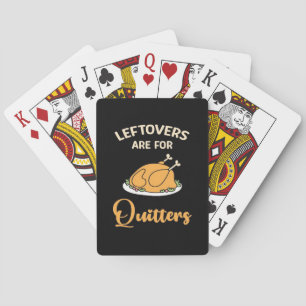 Leftores sind für Quitters Funny Pie Erntedank Spielkarten