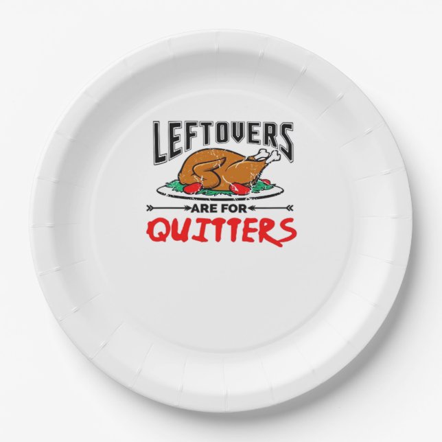 Leftores sind für Quitts Funny Erntedank Dinn Pappteller (Vorderseite)