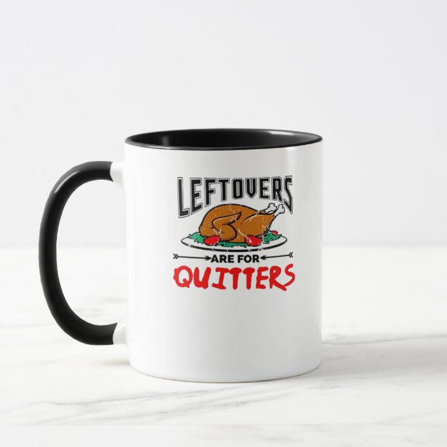 Leftores sind für Quitts Funny Erntedank Dinn Tasse (Links)