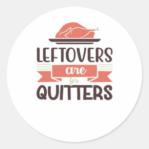 Leftores sind für Quitys lustigen Erntedank Quot Runder Aufkleber