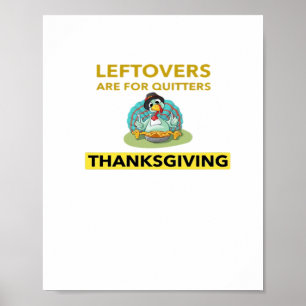 Leftovers sind für Quitters - Erntedank Essentia Poster