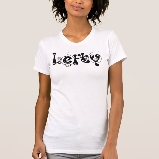 Lefty Retro Typografy T - Shirt der 1920er Jahre (Vorderseite)