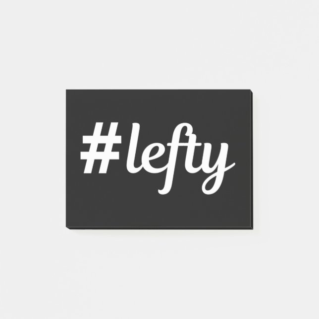 # Lefty Verlassen Hander's Post-it Klebezettel (Vorderseite)