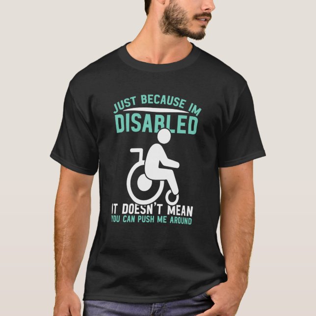 Leg Amputee Awareness Amputation Support Wheelchai T-Shirt (Vorderseite)