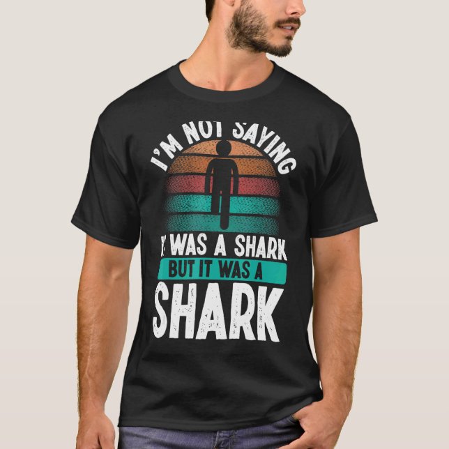 Leg Amputee Es war ein durch Hai Amputtierter Leg  T-Shirt (Vorderseite)