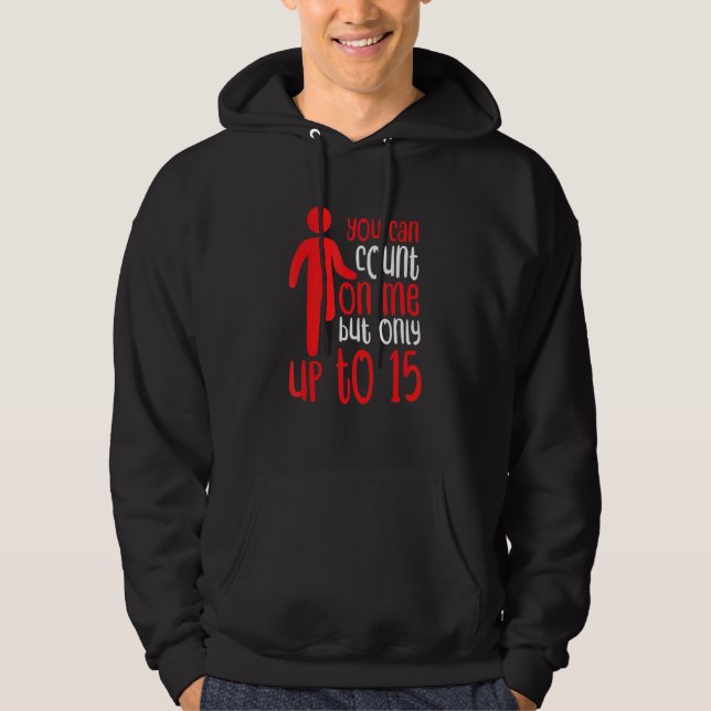 Leg Amputee Spaß Amputation Support Joke Hoodie (Vorderseite)