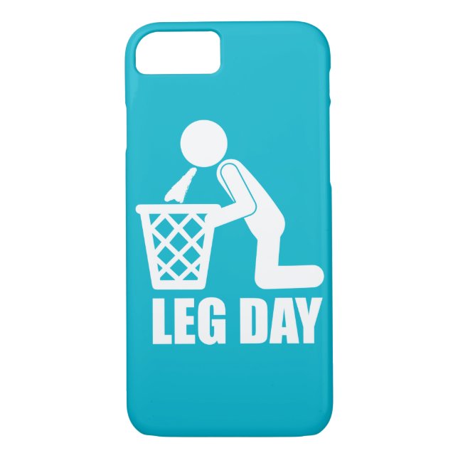 Leg Day - Bodybuilding Workout - Puff Case-Mate iPhone Hülle (Rückseite)