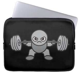 Leg Day - Squat - Kawaii Weightlifter Laptopschutzhülle
