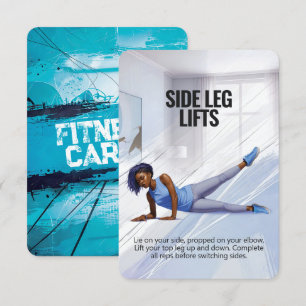 Leg latéral Ascenseurs carte de fitness avec suppo