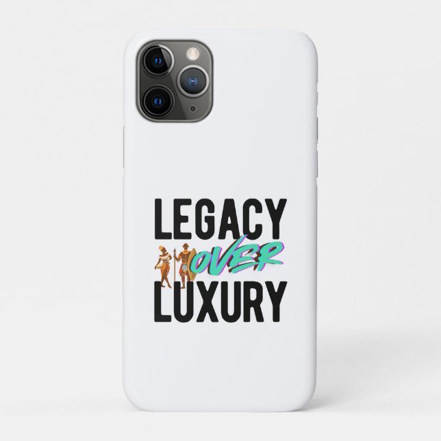 Legacy Over Luxury | Case-Mate iPhone Hülle (Rückseite)
