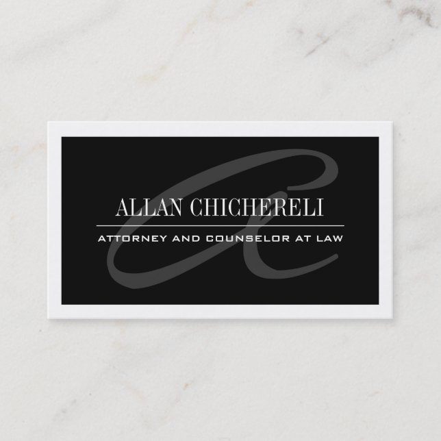 Legal Services Business Cards Visitenkarte (Vorderseite)