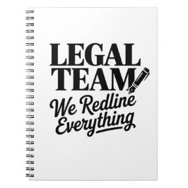 Legal Team – We Redline Everything Notizblock
