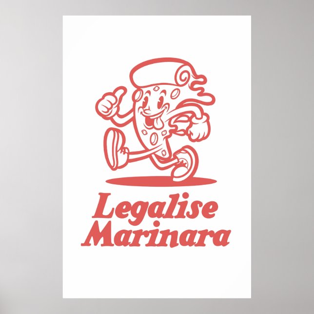 Legalisation Marinara Poster (Vorne)