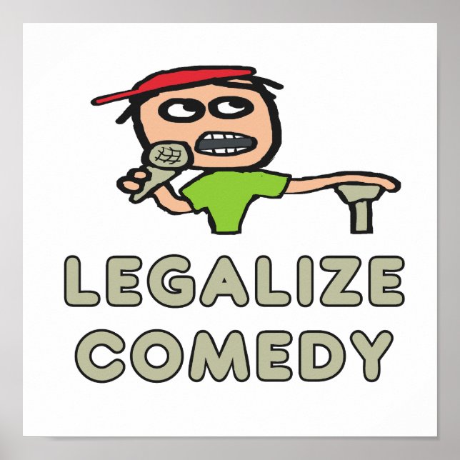 Legalisieren der Comedy Poster (Vorne)