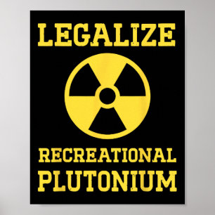 Legalisieren des Plutoniums Poster