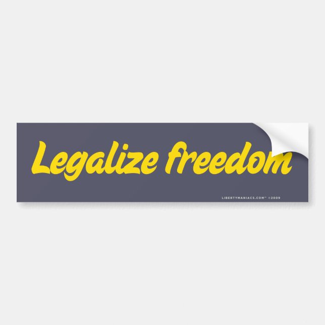 Legalisieren Sie Freiheits-Autoaufkleber Autoaufkleber (Vorne)