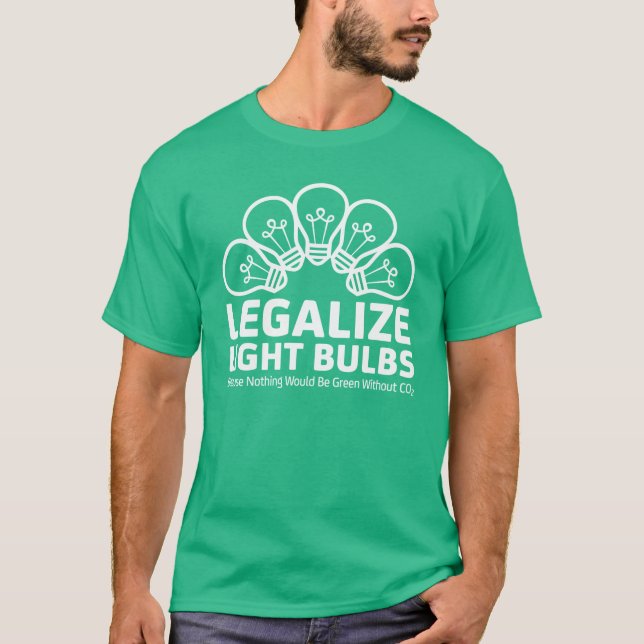 Legalisieren Sie Glühlampe-T - Shirt (Vorderseite)