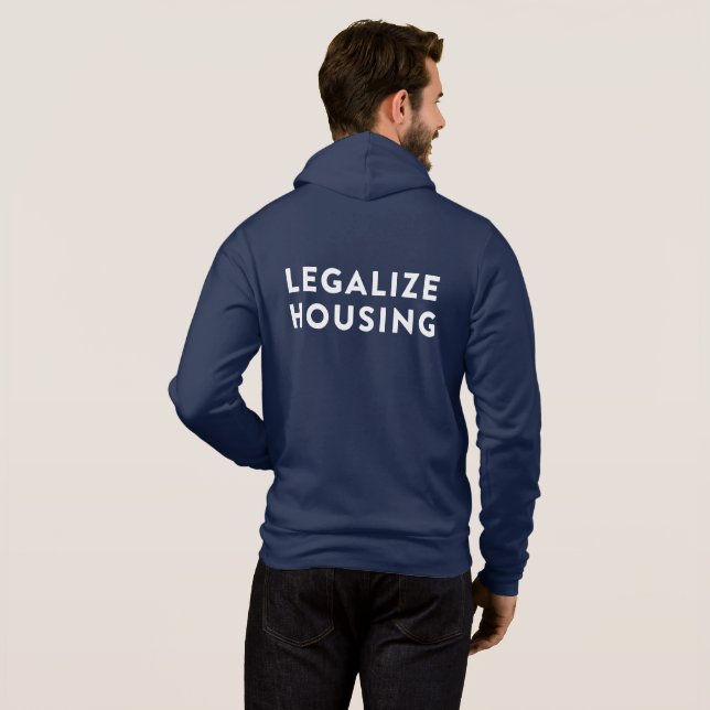 Legalisiertes Wohnhaus Hoodie (Schwarz voll)