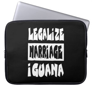 Legalisierung der Ehe Iguana Laptopschutzhülle