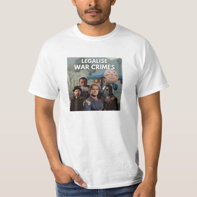 Legalisierung des T - Shirt von Kriegsverbrechen (Vorderseite)